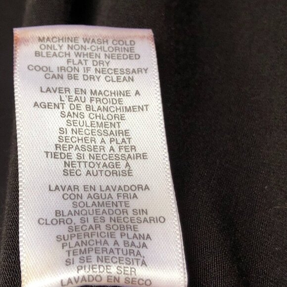 MICHAEL Michael Kors Sleeveless Center Front Ruched Rayon Black Midi Dress S/P - Picture 12 of 15